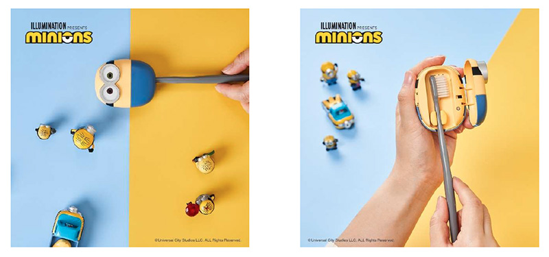 コードレス歯ブラシ除菌ケース『MINIONS WIRELESS STERILIZER』