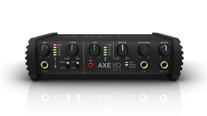 IK Multimedia、「AXE I/O SOLO」をリリース！（ギター録音に必要な仕様を考え抜いて作られたコンパクトなプレミアムインターフェース）