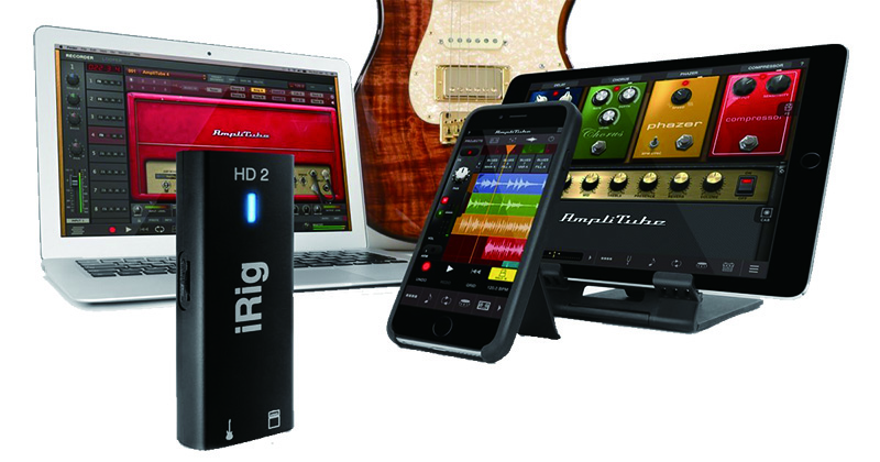 IKマルチメディアiRig HD 2で、どこでも高音質でギター録音ができる！