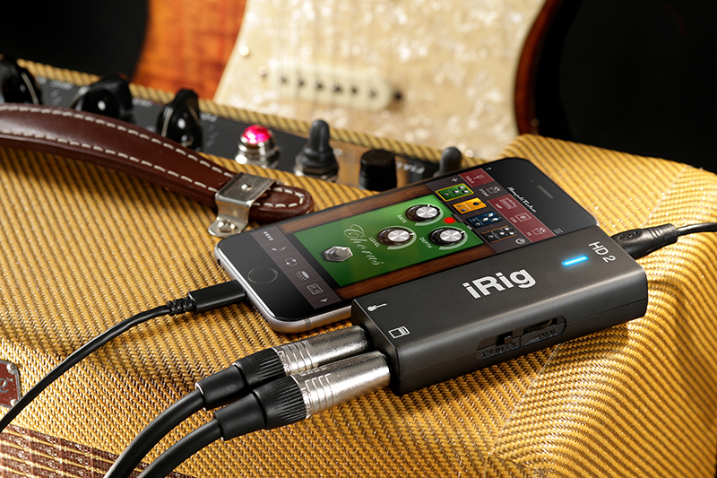 IKマルチメディアiRig HD 2で、どこでも高音質でギター録音ができる！