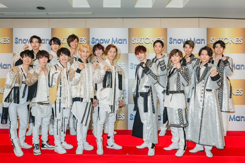 SixTONES(読み:ストーンズ)と、Snow Man(読み:スノーマン)