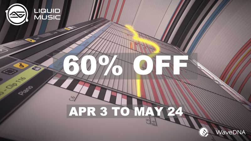「Liquid Music」の60%オフキャンペーン