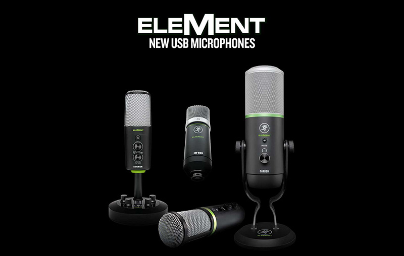 Mackie「ELEMENT USBシリーズ」