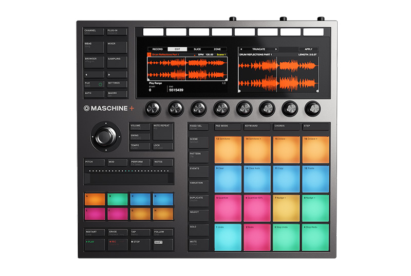 Native Instruments「MASCHINE+」top