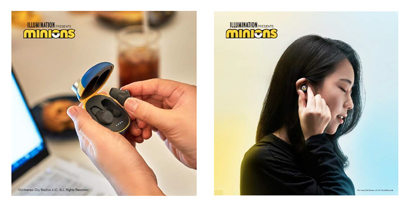 IRIVER×ミニオンズ、ミニオンズとのコラボシリーズ第3弾モデル Bluetoothイヤホン『MINIONS WIRELESS EARBUDS』発表！