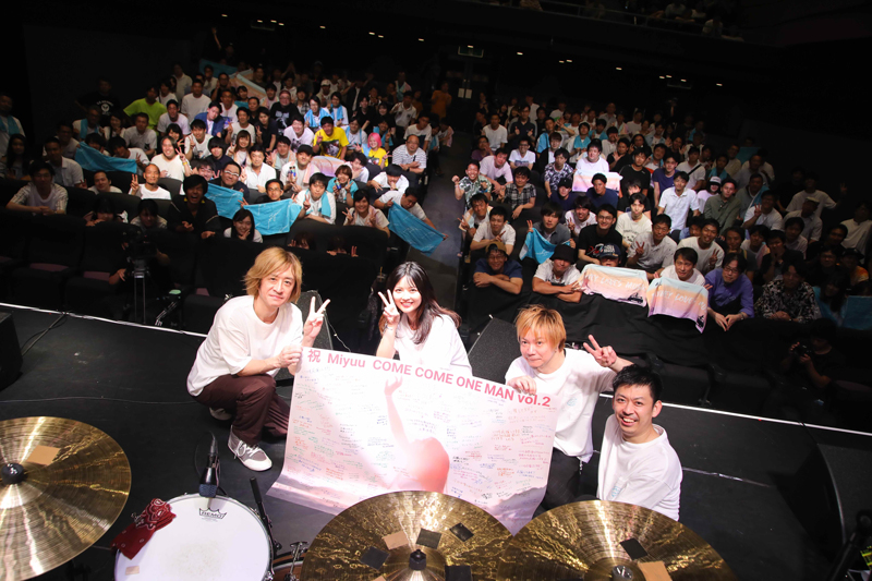 Miyuu、自身初となるバンド編成でのワンマンライブ「COME COME ONEMAN vol.2」を開催！（8月12日）