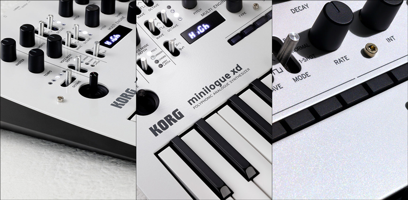 コルグ、「minilogue xd PW」を数量限定でリリース！（新世代アナログ・シンセサイザーにパール・ホワイトの新色が追加）