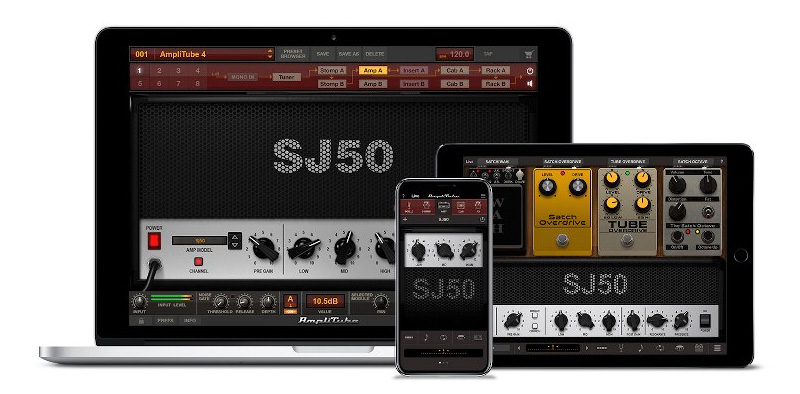 「AmpliTube Joe Satriani」Mac/PC版、iPhone、iPad版