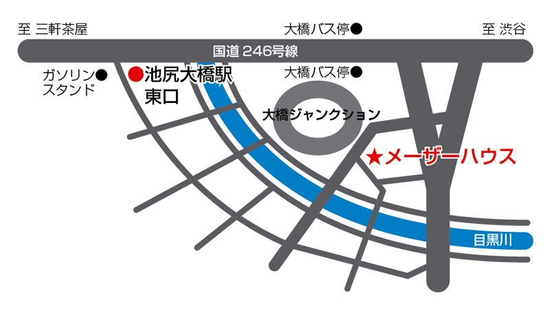 音楽学校メーザー・ハウスへの行き方 地図