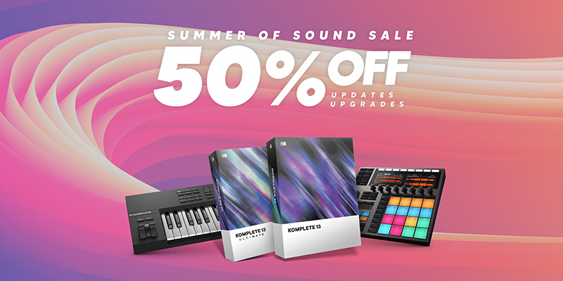 Native Instruments、夏のビッグセールSUMMER OF SOUND