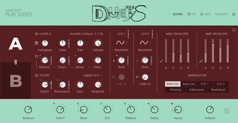 Native Instruments、最新PLAY SERIES音源「DUETS」をリリース！（ボーカルとキーボードを融合）