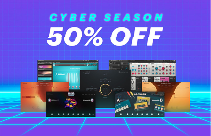 NATIVE INSTRUMENTS、190以上の製品を半額で販売するCYBER SEASONセールを開催！（2020年12月7日まで）