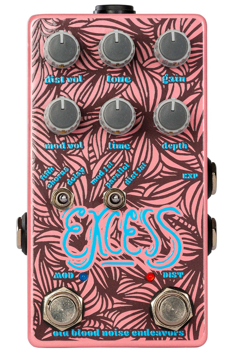 Old Blood Noise Endeavors（OBNE)の新作ギターペダル  "Excess V2"