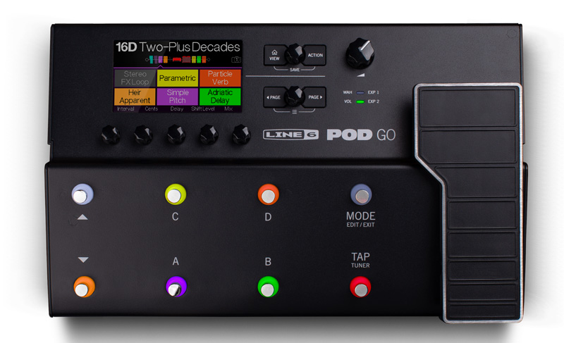 ヤマハミュージックジャパン、Line 6「POD Go」をリリース！（クラス最高のトーンと軽量でどこにでも持ち運びできる多機能なマルチエフェクト・プロセッサー）