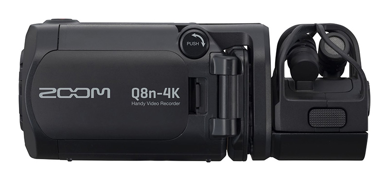 ズーム、4K画質の音楽用ビデオレコ−ダ−「Q8n-4K」をリリース！（高音質な動画撮影とライブ配信が手軽に行える）