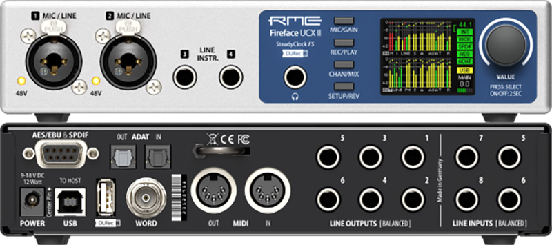 RME「Fireface UCX II」