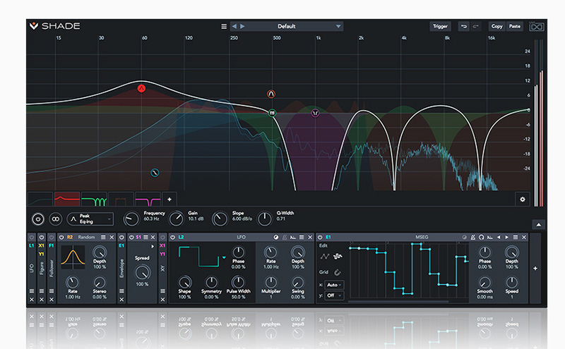 UVI、「SHADE」をリリース！（35種類のシェイプと高度なモジュレーション機能を装備したクリエイティブフィルターEQ）