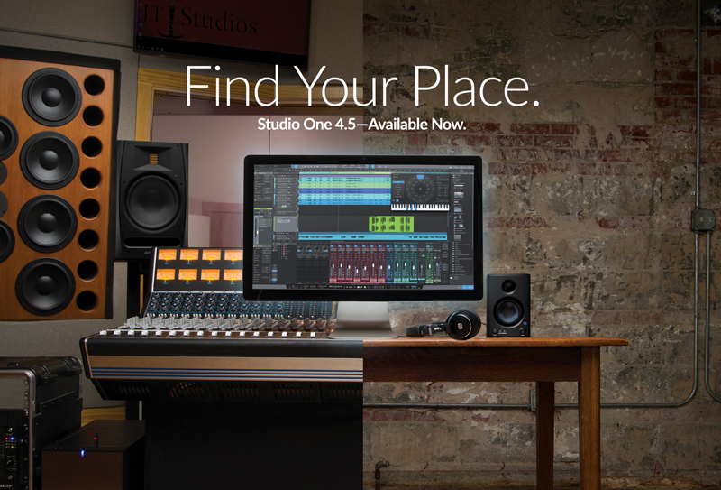 Studio One 4.5フリー・アップデート
