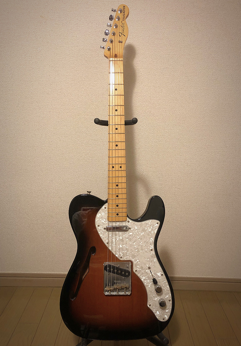 SUGIYAMA 使用機材ギター（Fender Telecaster Thinline）