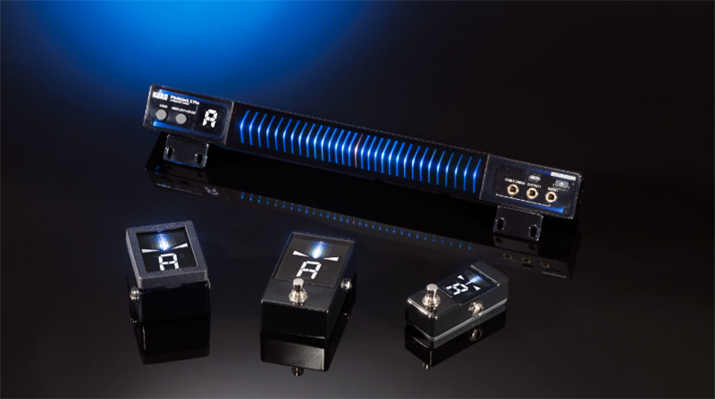コルグから高性能バッファー「ULTRA BUFFER」を搭載した新時代のギター/ベース用チューナー「Pitchblack X」シリーズ4機種が発表された。