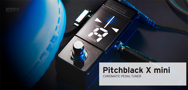 コルグ、「Pitchblack X」シリーズ４機種を発表！（高性能バッファー「ULTRA BUFFER」を搭載した新時代のギター／ベース用チューナー）