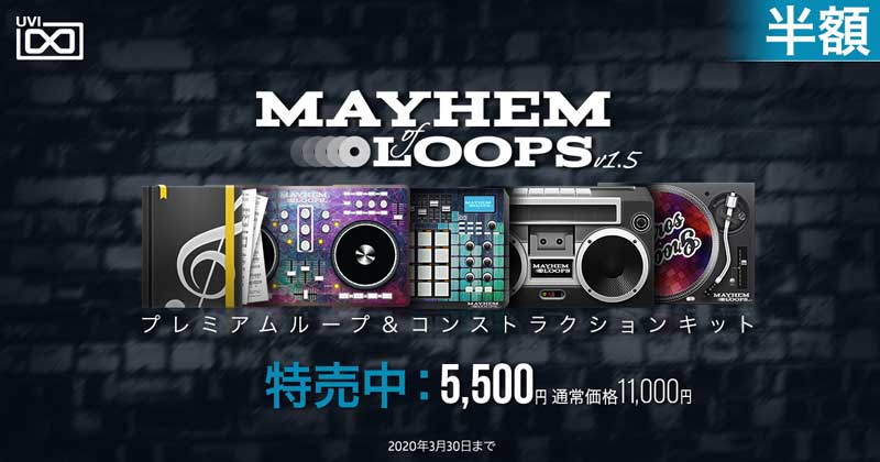 Mayhem of Loopsを半額の特別プライスにて提供