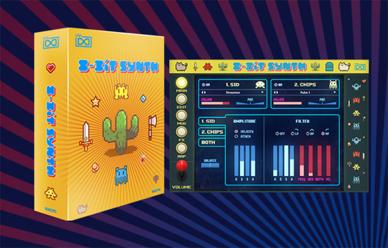 UVI、「8-Bit Synth」をリリース！（レトロゲーム＆チップサウンドに特化したソフトウェアシンセ音源）｜TuneGate.me