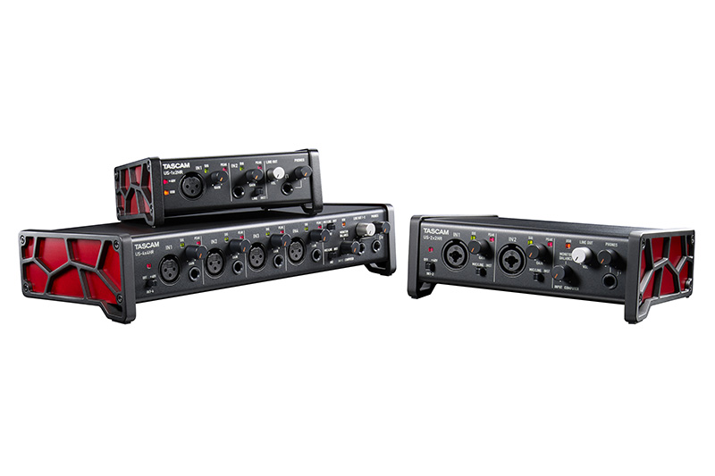 TASCAM(タスカム)「US-1x2HR」「US-2x2HR」「US-4x4HR」