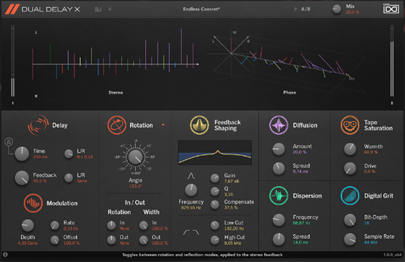 UVI Dual Delay X