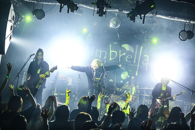 umbrella、結成13周年記念ライヴを地元大阪のLive House ANIMAにて開催！