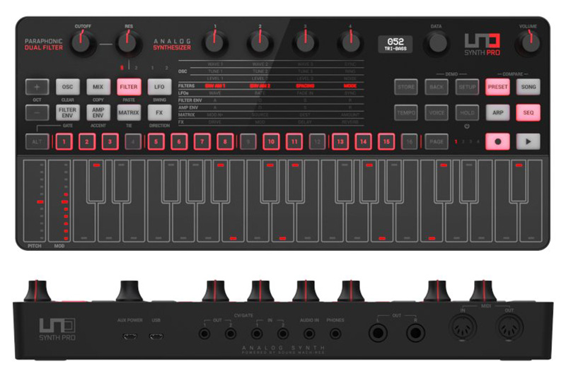 IK Multimedia、UNO Synth Pro Desktop Black