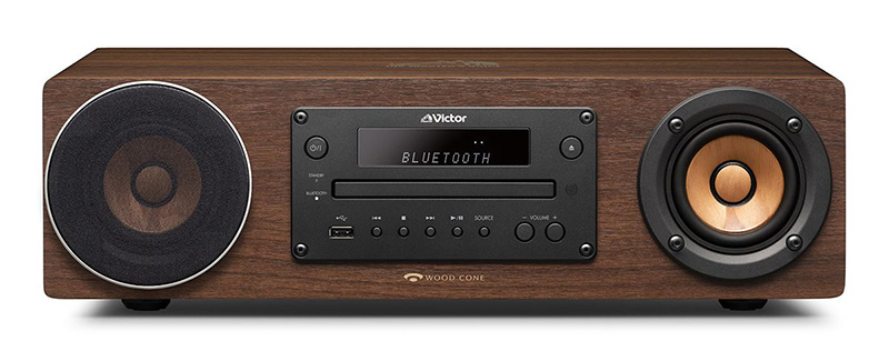 Victor コンパクトコンポーネントシステム WOOD CONEシリーズ 「EX‐D6」