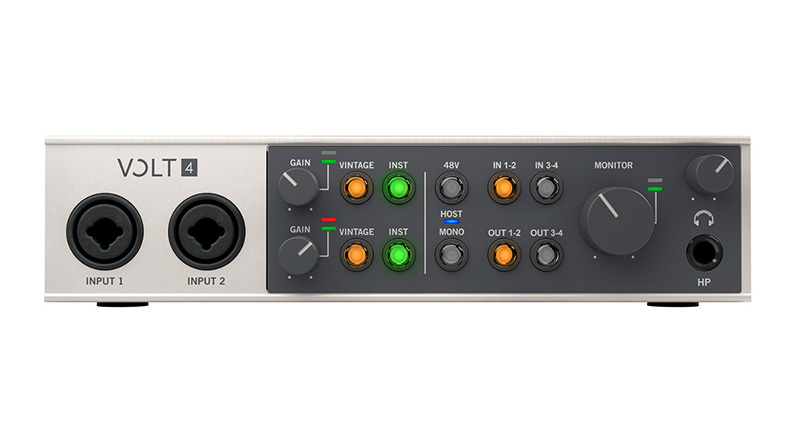 フックアップ、Universal Audio「Volt 4」と「Volt 476P」をリリース！（USB接続インターフェイスVoltシリーズの上位モデル2製品）